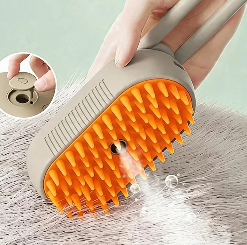 Electric Steam Brush for Pets: