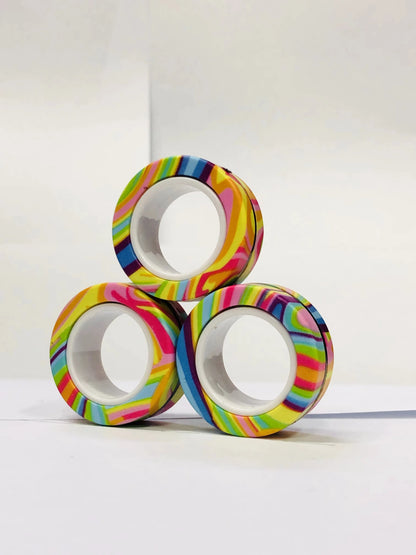 Toy Set Finger Magnetic Rings