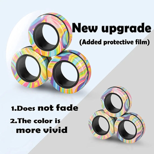 Toy Set Finger Magnetic Rings