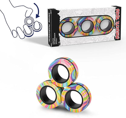 Toy Set Finger Magnetic Rings