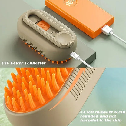 Electric Steam Brush for Pets: