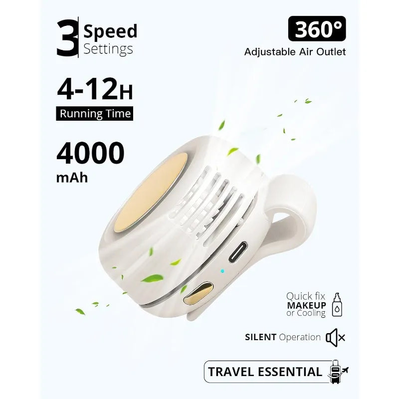 Mini ventilador portátil sin aspas